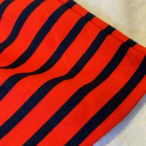 Gap Red/ Blue striped mini skirt size small flirty - Picture 3 of 6